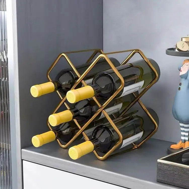 5 Grid Iron Metal Wine Rack Re - đánh giá và giá Home Bar And Cabinet