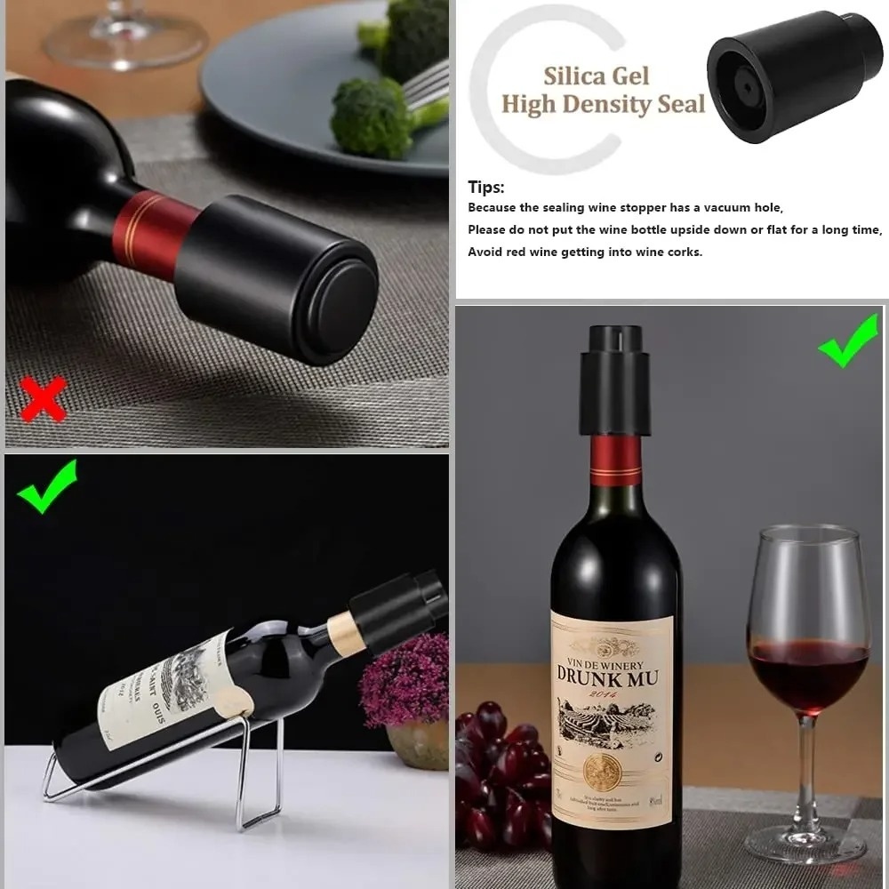 Push Type Vacuum Wine Preserve - đánh giá và giá Wine Preservation Pump