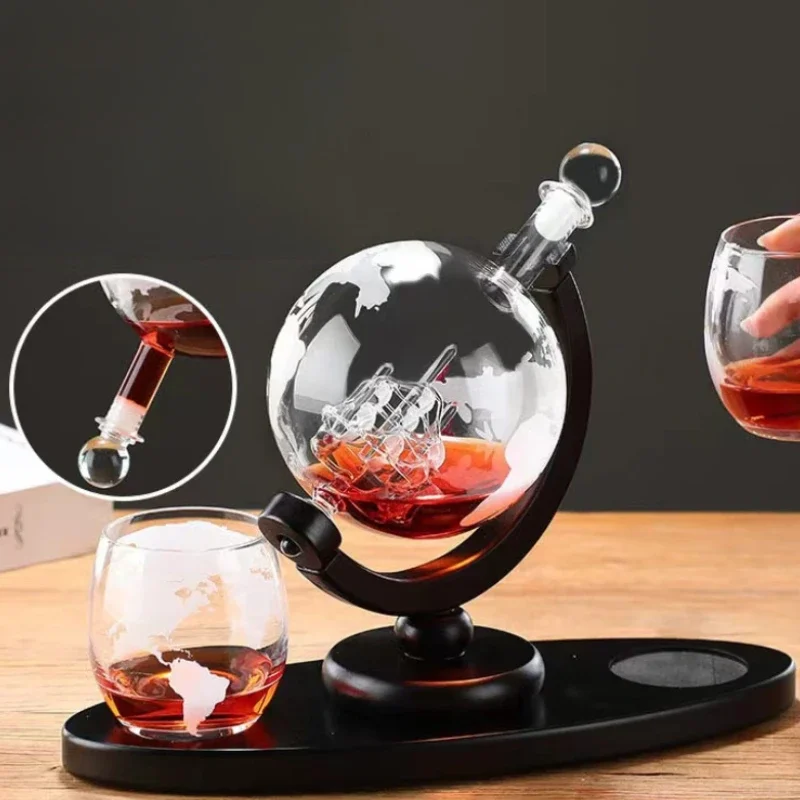 850Ml Whiskey Globe Decanter S - đánh giá và giá Decanter Globe Set