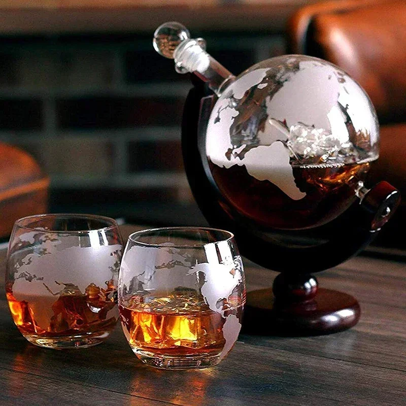 850Ml Whiskey Globe Decanter S - đánh giá và giá Decanter Globe Set
