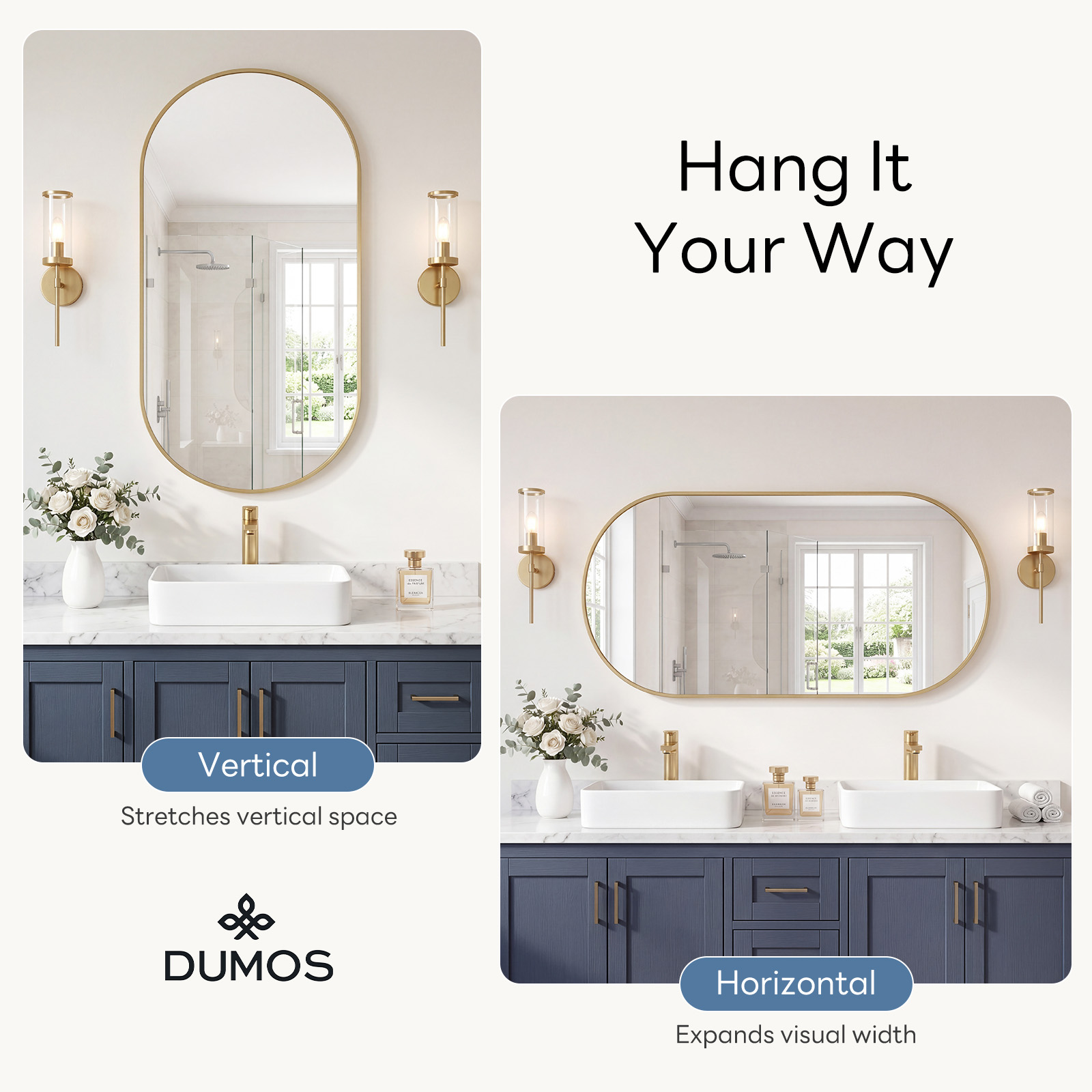 JHK Oval Wall Mirror with Meta - đánh giá và giá Home Bargains