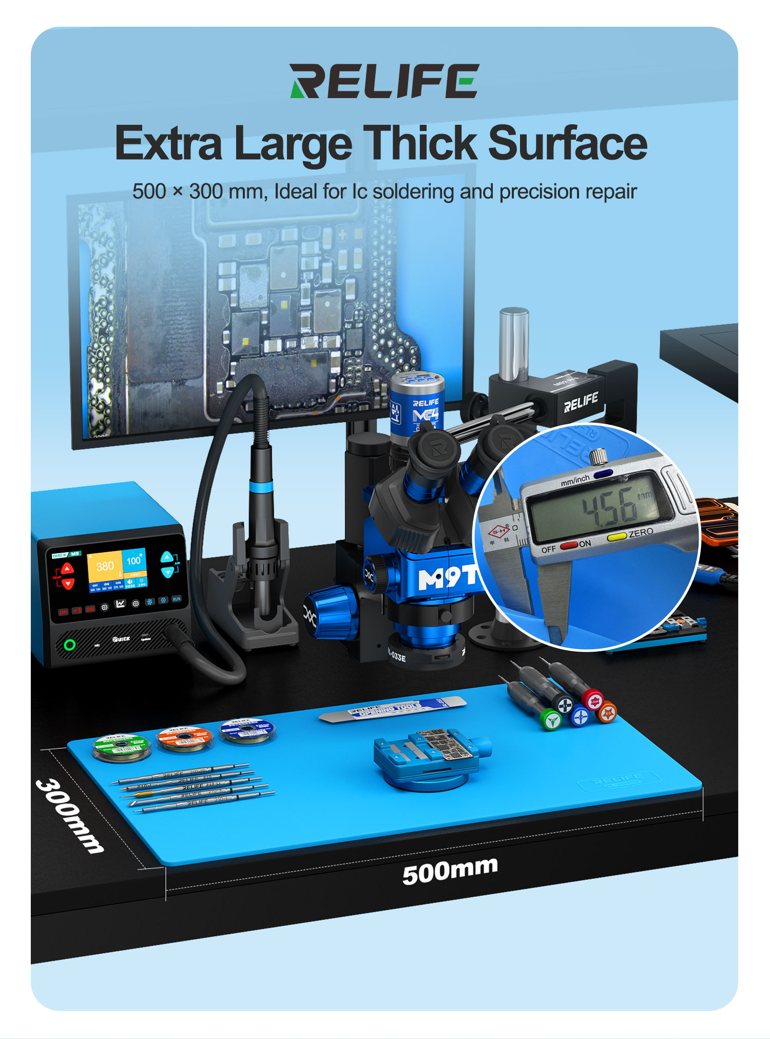 RELIFE RL-004DS 300x500mm Larg - đánh giá và giá Bar Mat Rubber