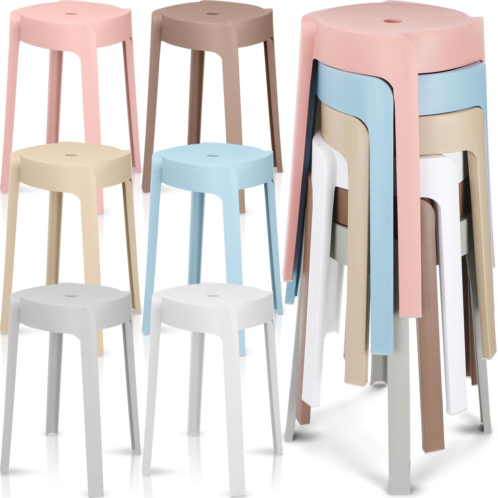 1/6 Pack Plastic Stackable Sto - đánh giá và giá Home Bar Seating