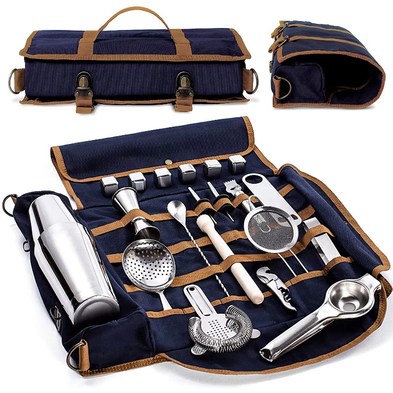 22-piece bartender kit: 800ml  - đánh giá và giá Boston Shaker Set