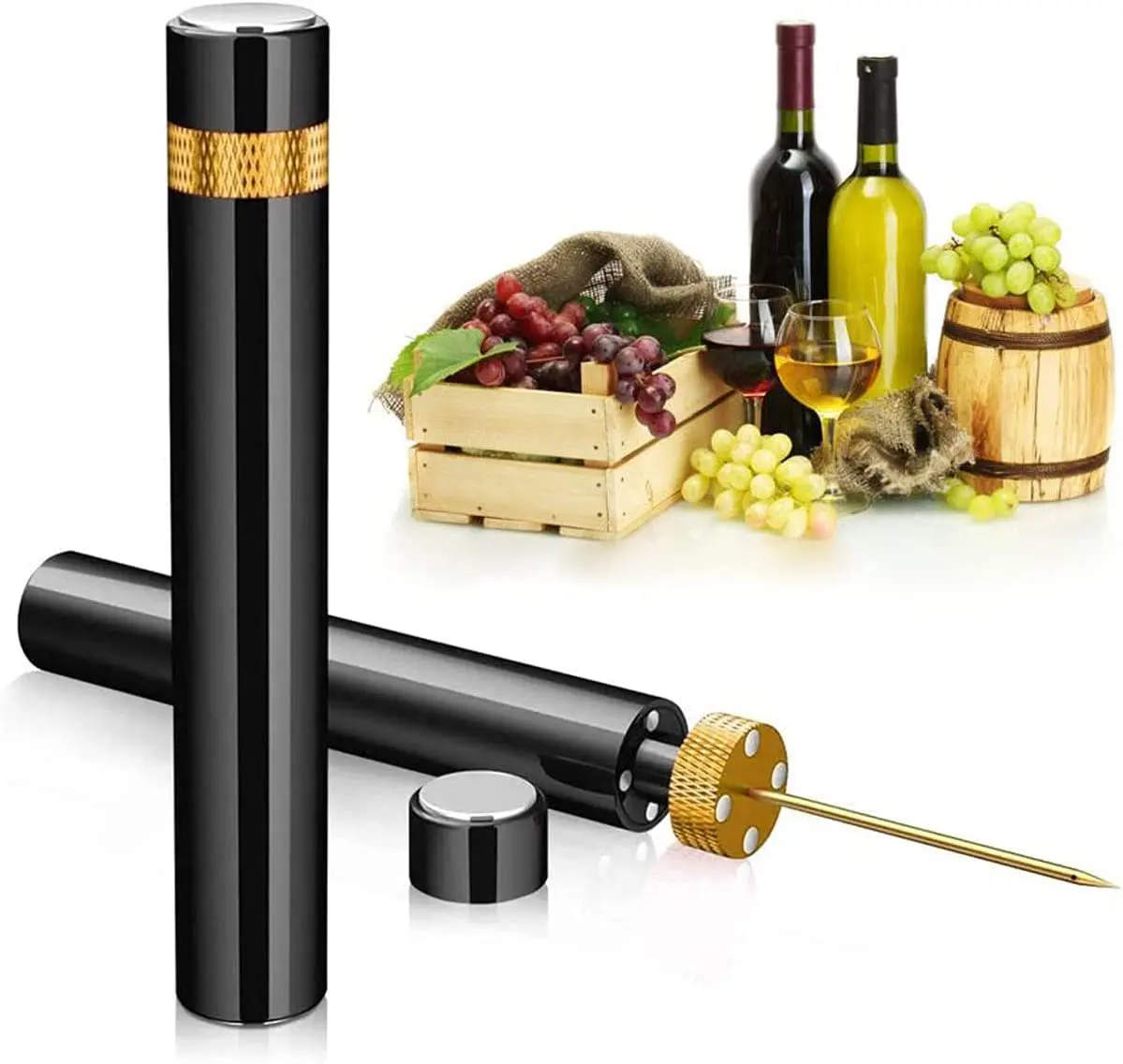 Air Pump Wine Bottle Opener Re - đánh giá và giá Wine Preservation Pump