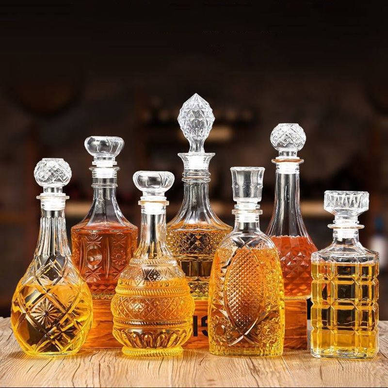 Luxury 500ML/1000ML Glass Liqu - đánh giá và giá Decanter Globe Set