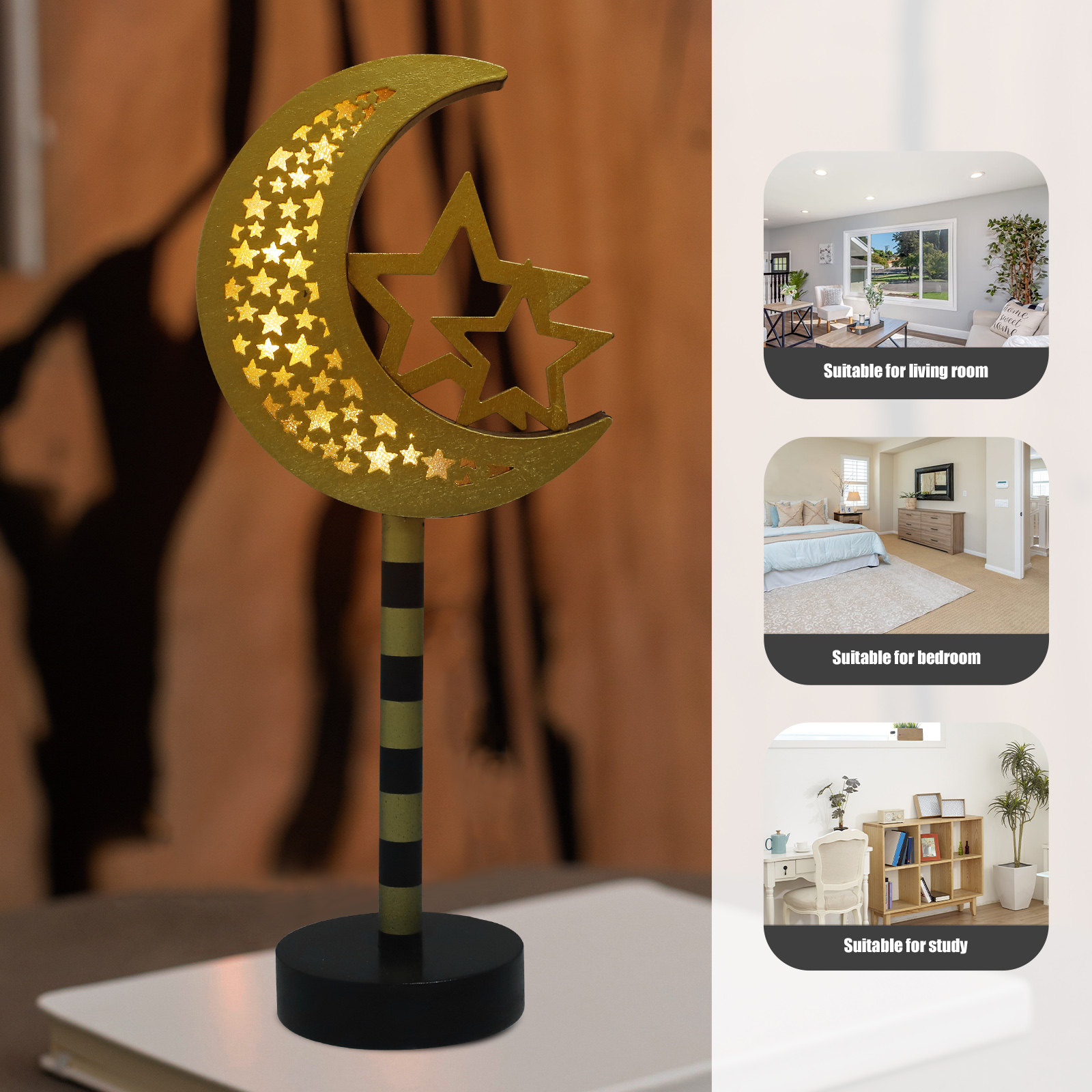 Ramadan LED Lamp Eid Mubarak W - đánh giá và giá Home Bar Cafe