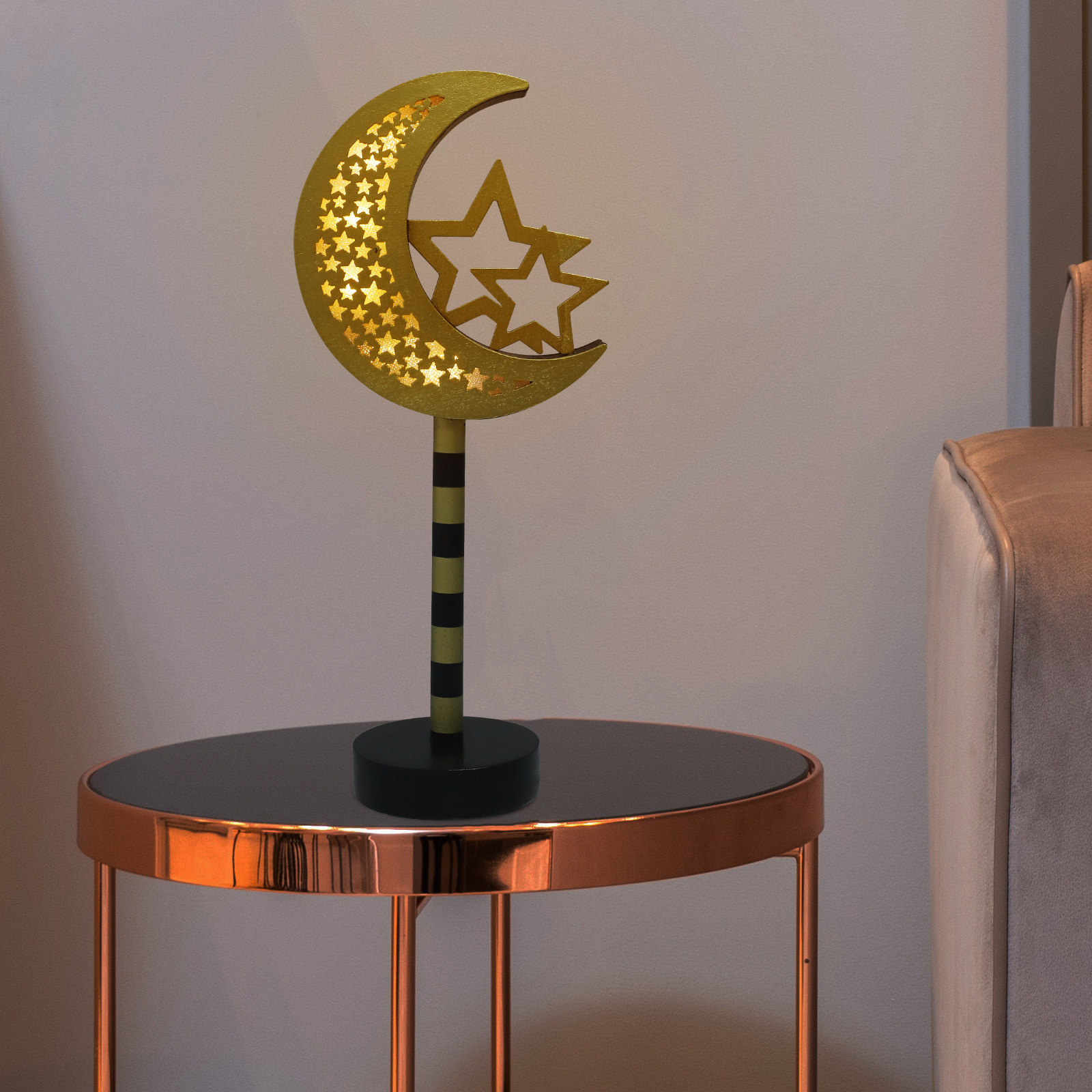 Ramadan LED Lamp Eid Mubarak W - đánh giá và giá Home Bar Cafe