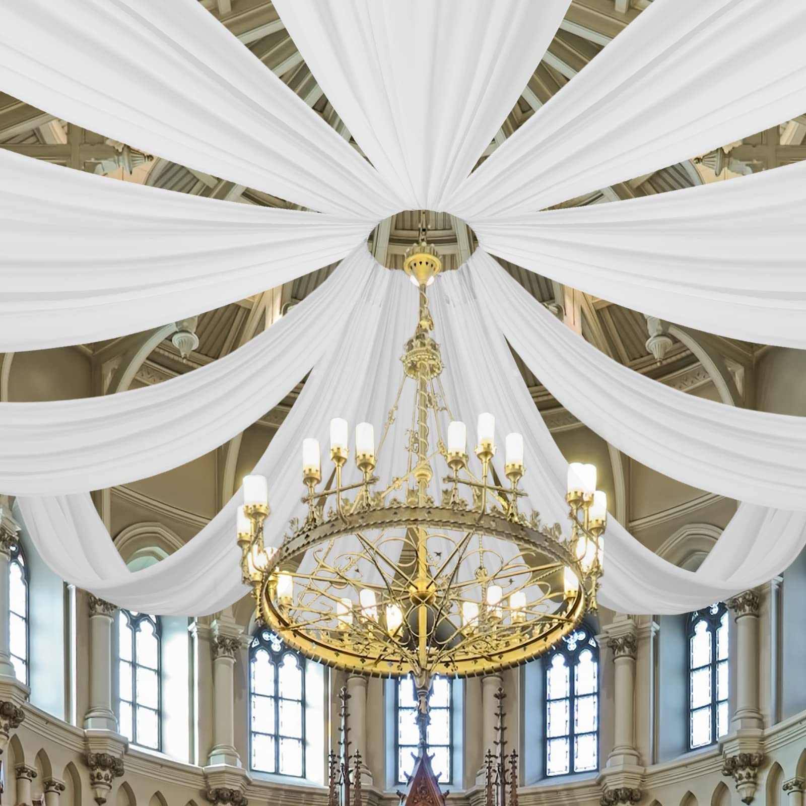 Wedding Arch Ceiling Drape Roo - đánh giá và giá Home Bargains
