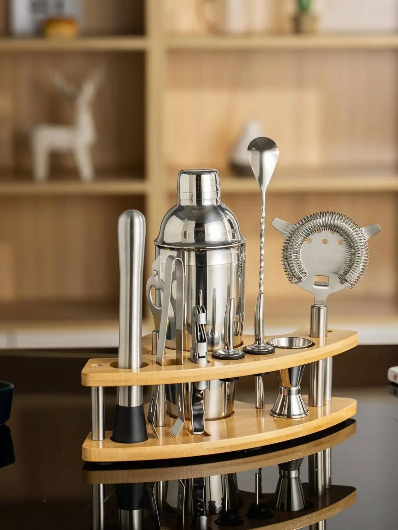 11pcs Stainless Steel Bartende - đánh giá và giá Boston Shaker Set