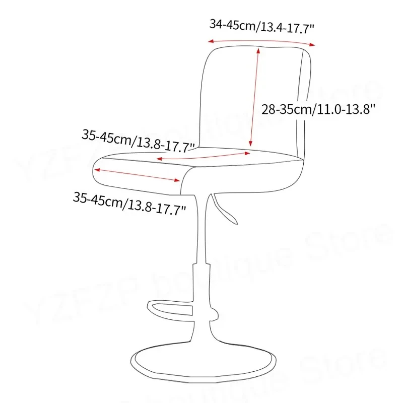 Velvet Solid Color Chair Cover - đánh giá và giá Home Bar Seating