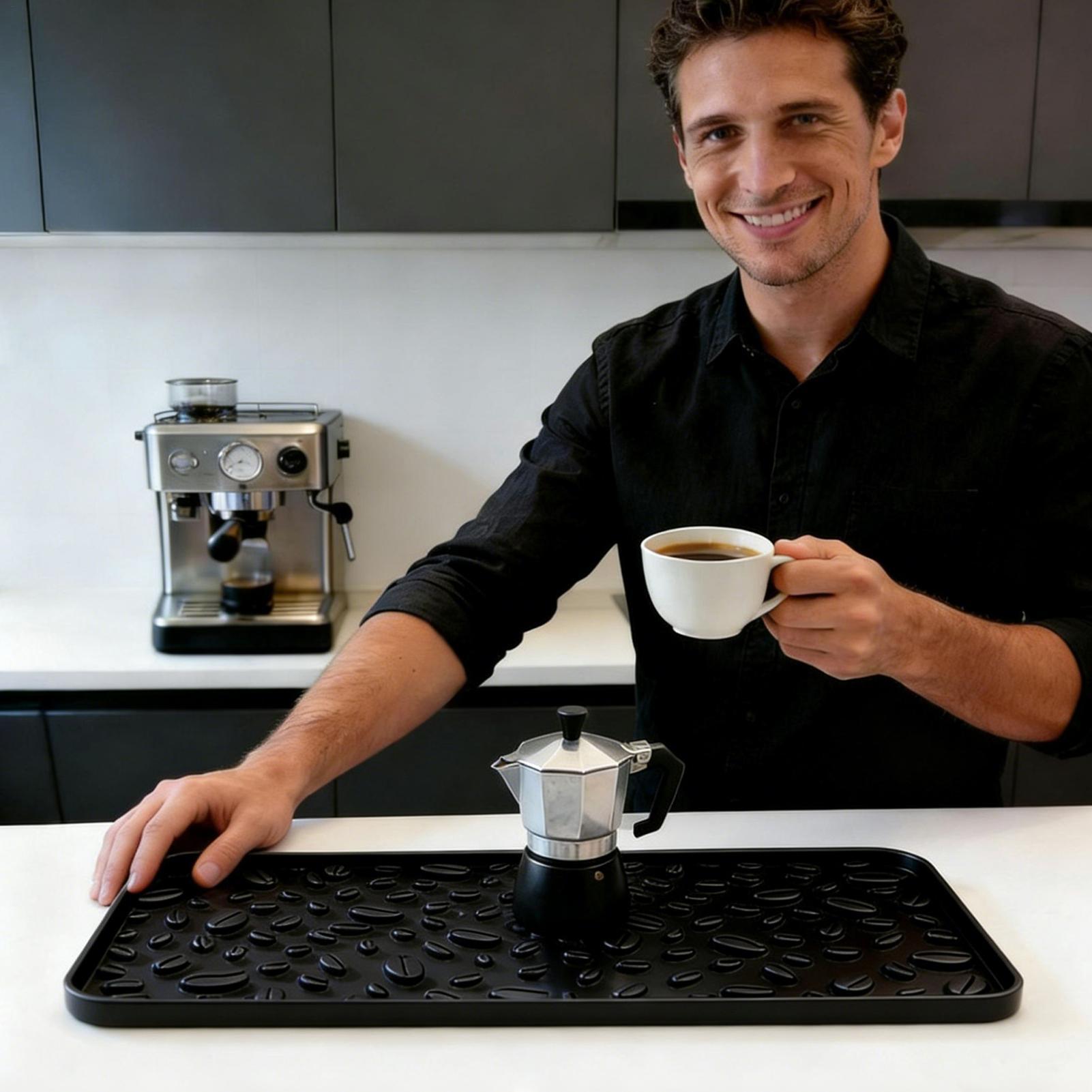 Coffee Mat Non-Slip Heat Insul - đánh giá và giá Bar Mat Rubber