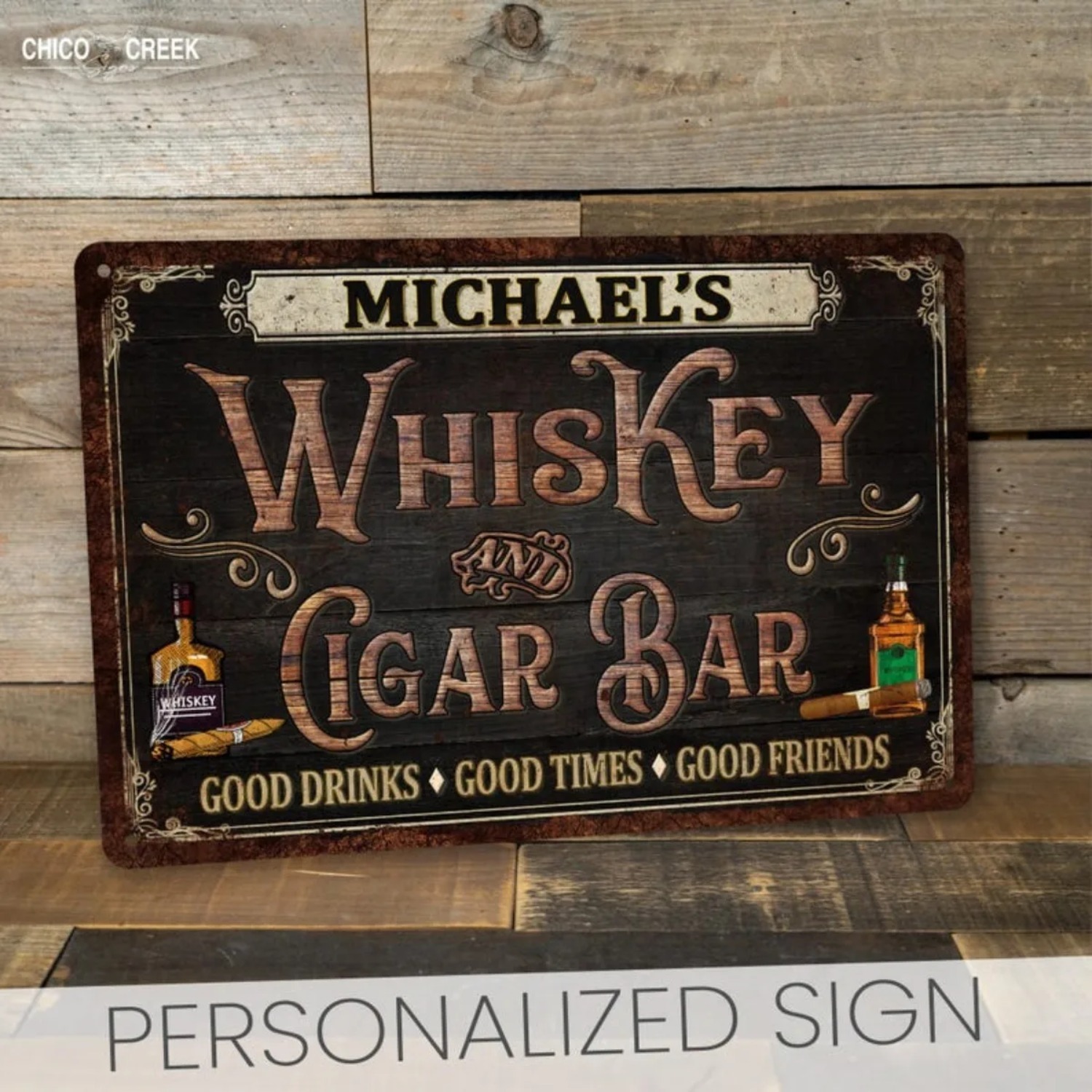 Custom Personalized Vintage Wh - đánh giá và giá Home Bar Signs