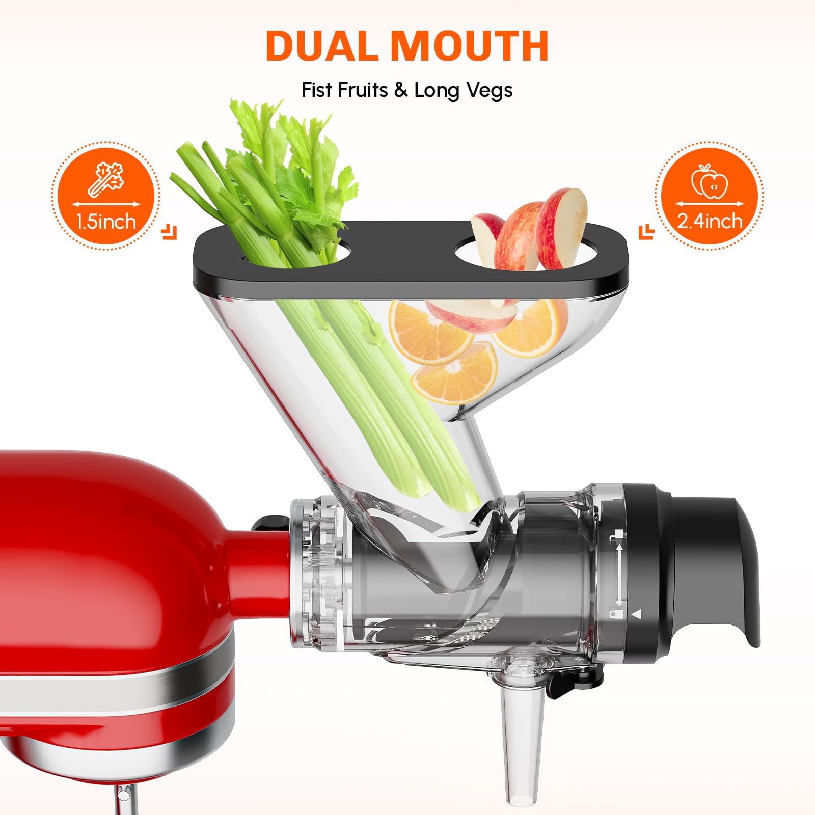 Masticating Juicer Attachment  - đánh giá và giá Citrus Juicer Bar