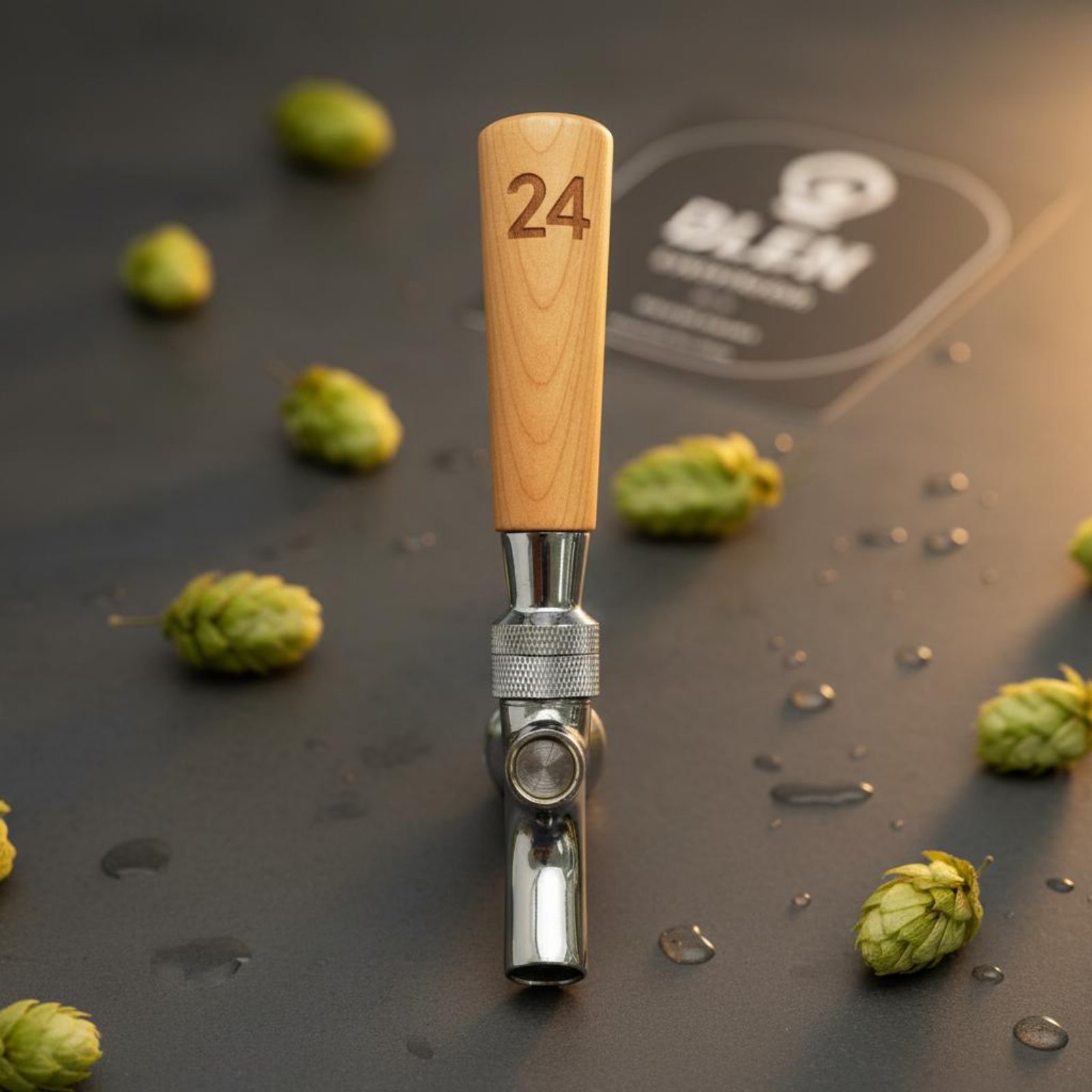 Short Wooden Beer Handle Solid - đánh giá và giá Home Bar Accessories