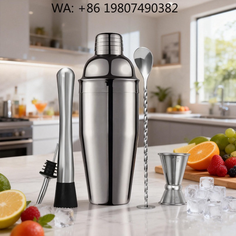 5-Piece Stainless Steel Bar Mi - đánh giá và giá Boston Shaker Set