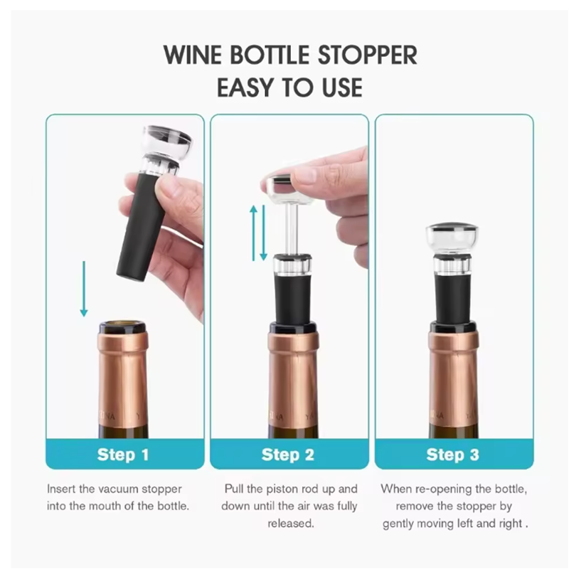 Wine Bottle Stoppers Are the P - đánh giá và giá Wine Preservation Pump
